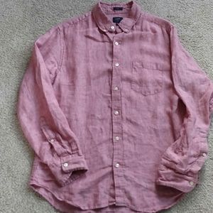 JCrew Factory Linen button up shirt